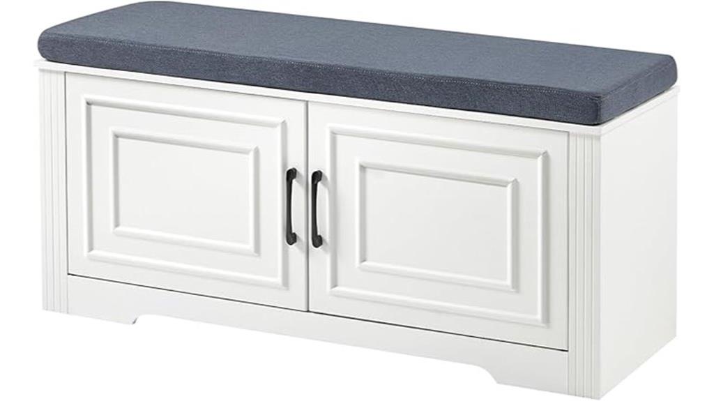 farmhouse shoe storage bench