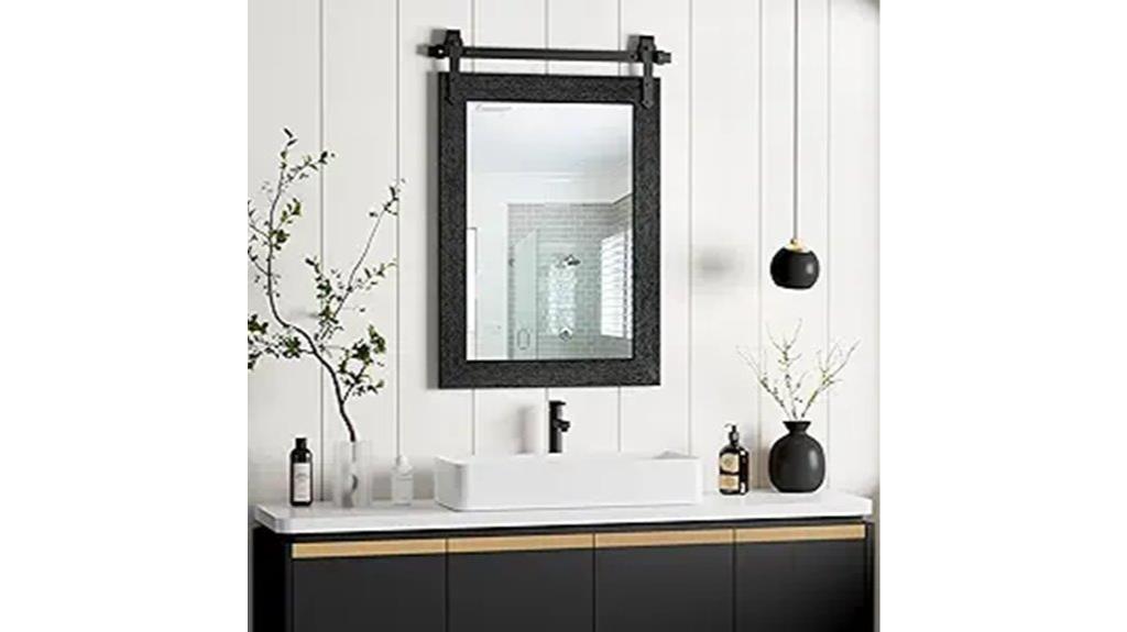 farmhouse sink mirror