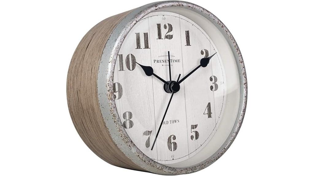 farmhouse style alarm clock