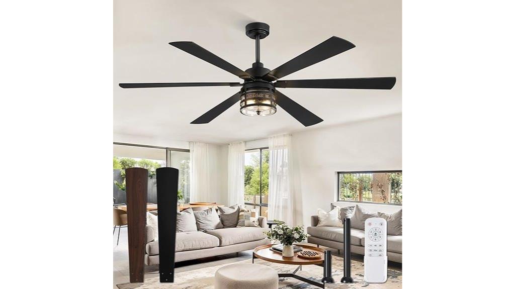 farmhouse style fan lights