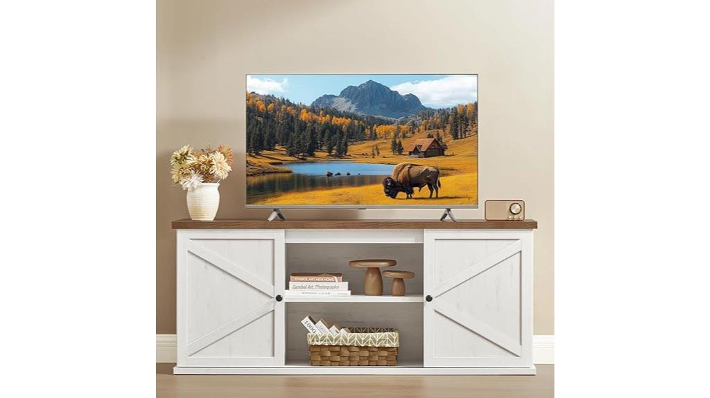 farmhouse tv stand 65 inches