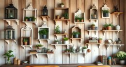 farmhouse wall shelf sets