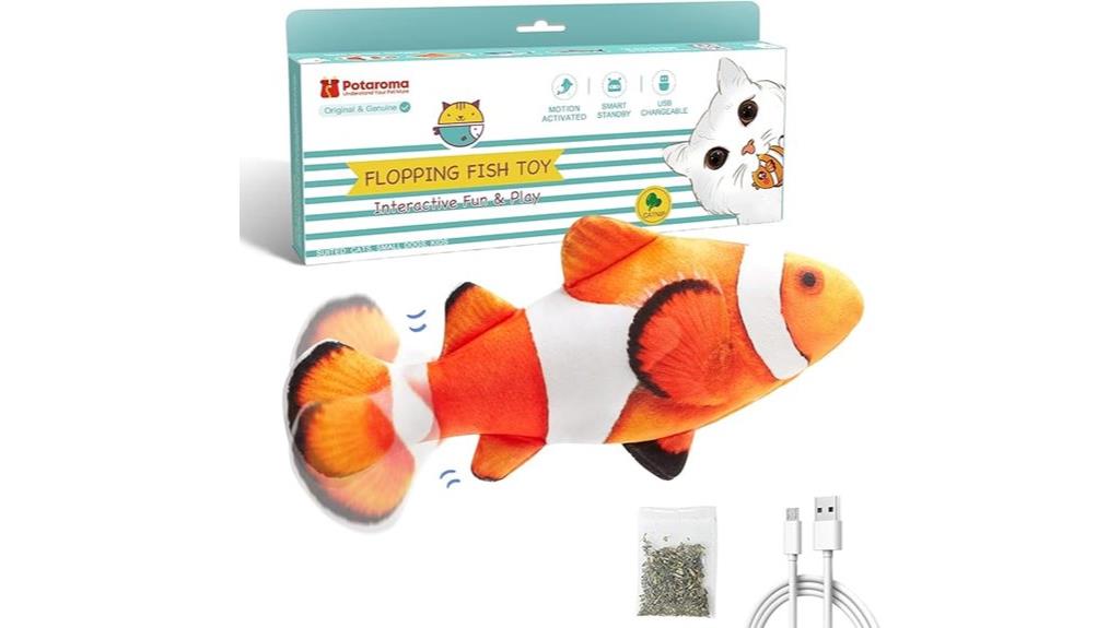 fish shaped cat toy