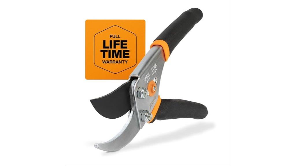 fiskars pruning shears capacity