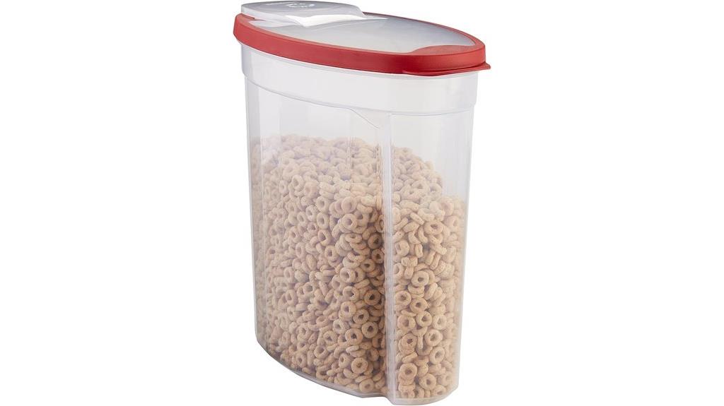 flexible cereal storage container