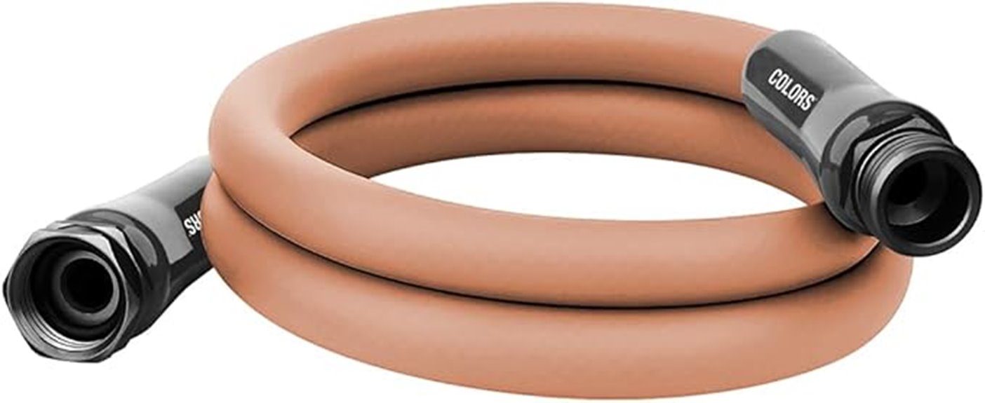 flexible colorful garden hose