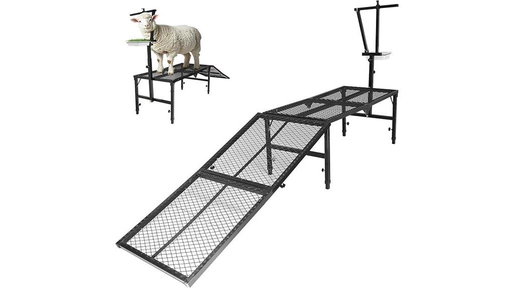 foldable goat stand ramp
