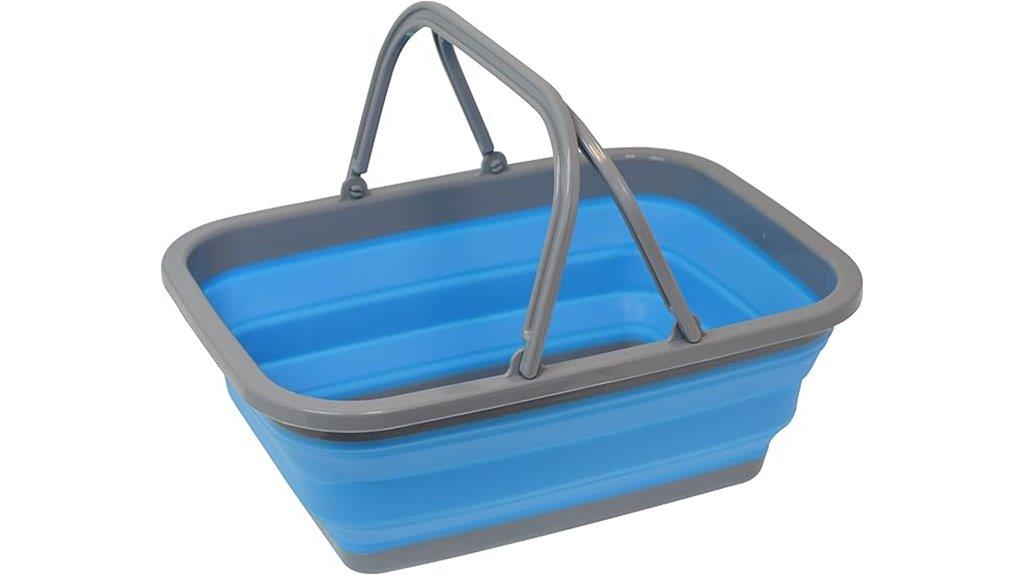 foldable silicone shopping basket