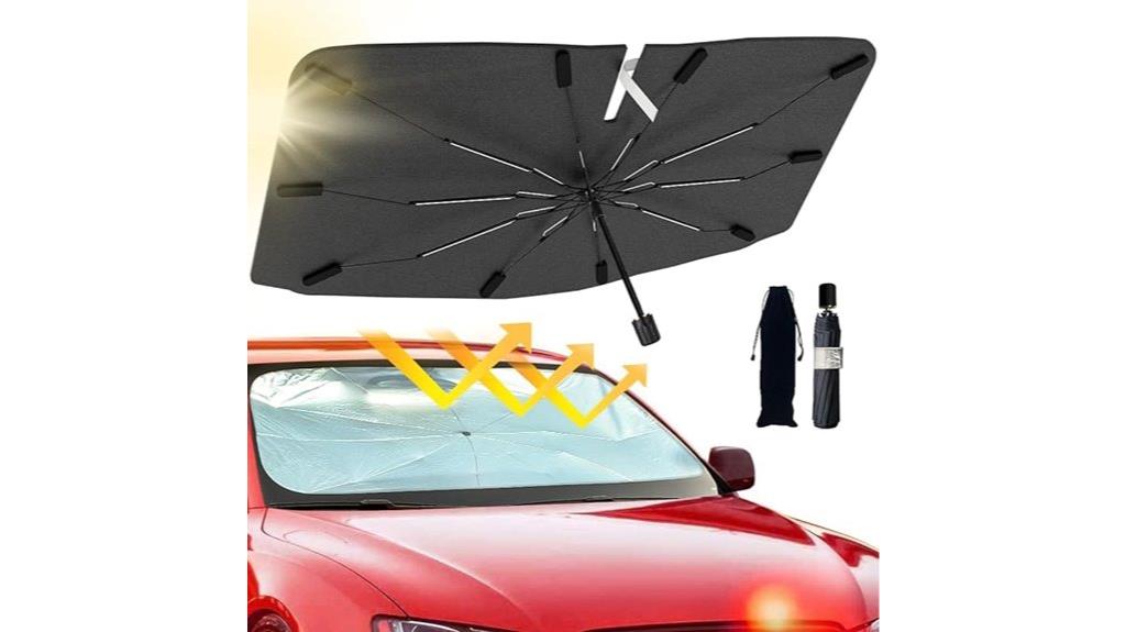foldable uv blocking sunshade