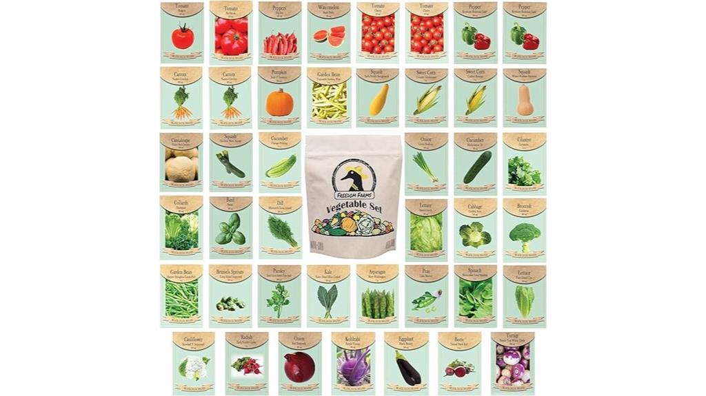 forty three vegetable herb seeds