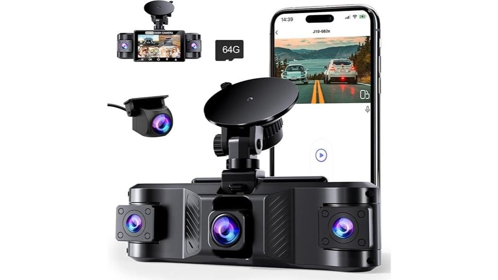 four channel 2 5k dash cam