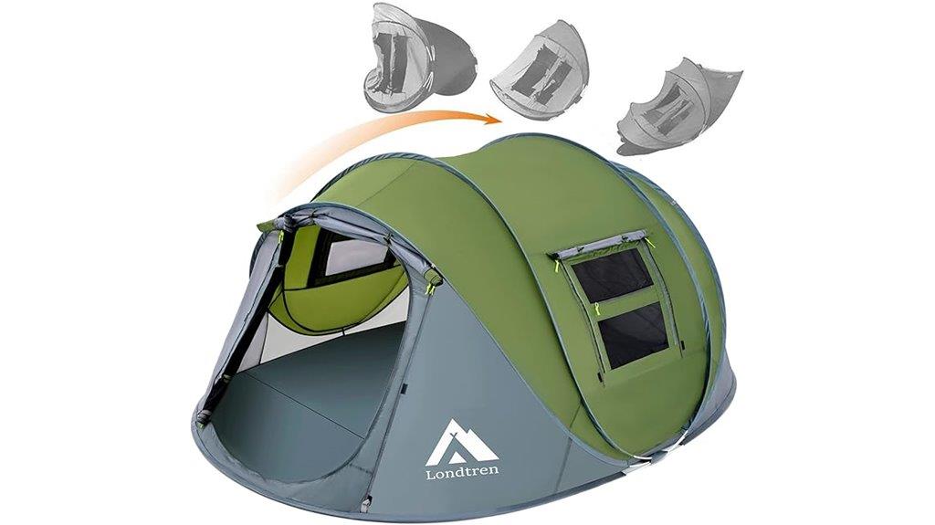 four person waterproof pop up tent