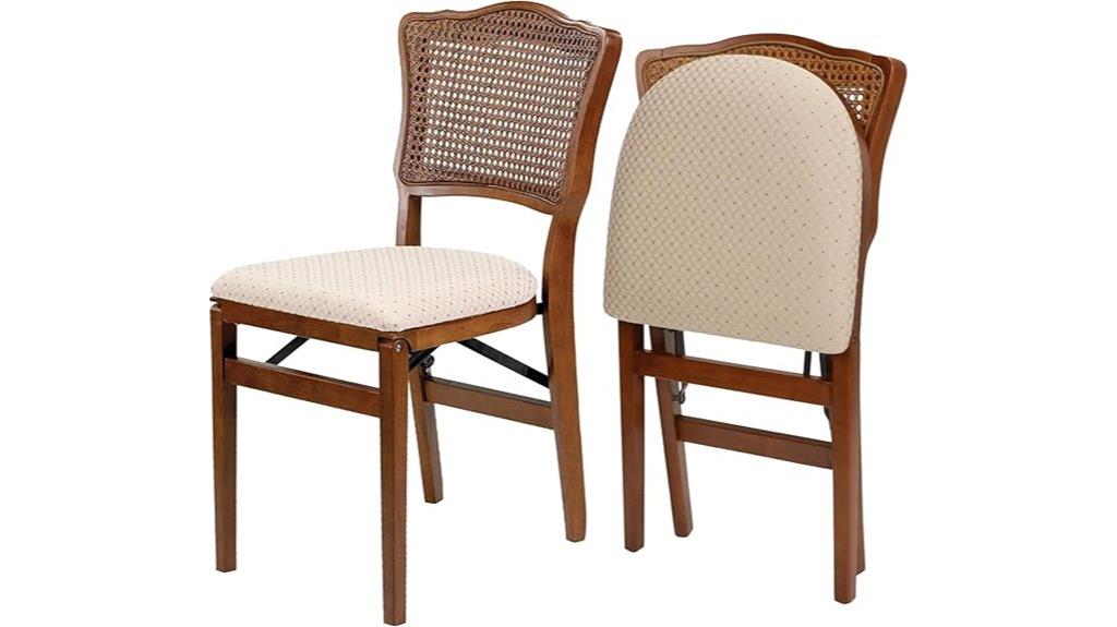 french cane folding chairs