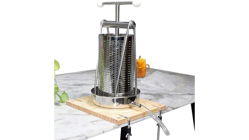 fruit wine herb press