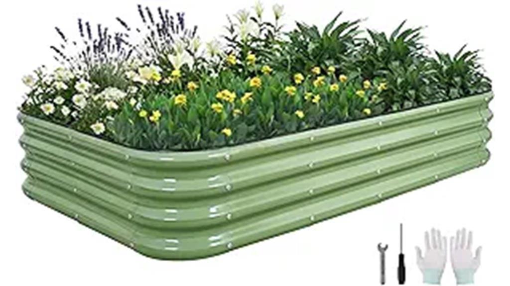 galvanized 4 in 1 bed