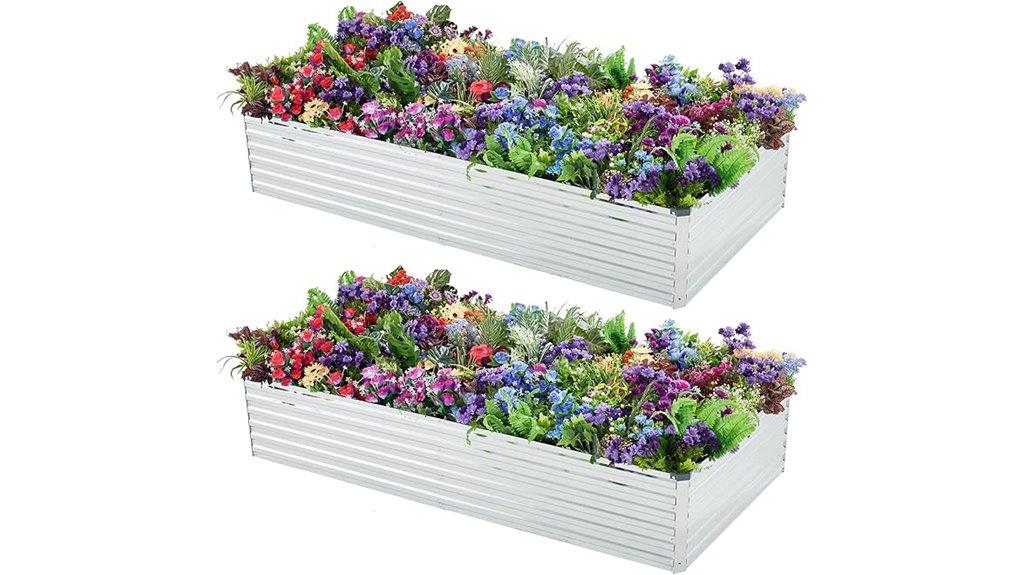 galvanized metal garden beds