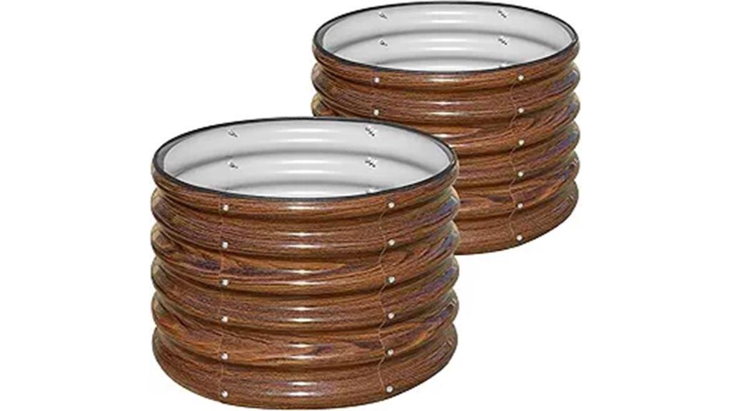 galvanized metal garden beds