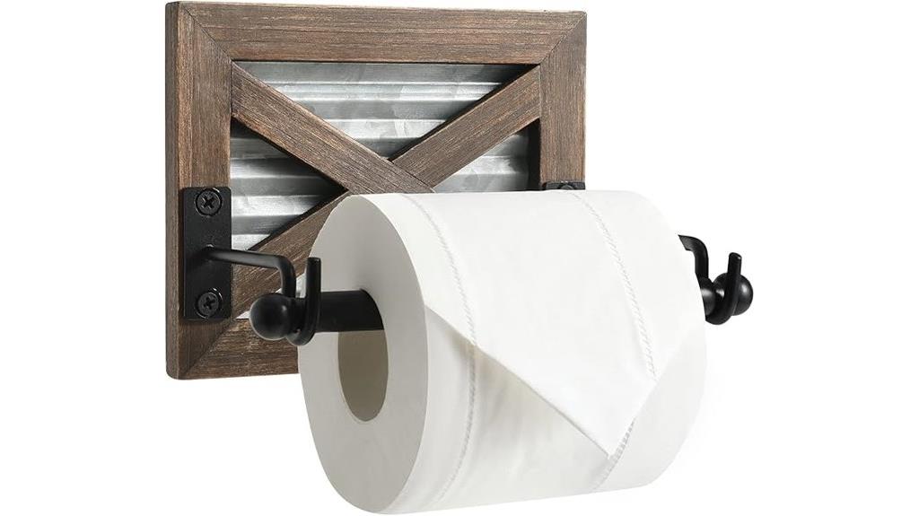 galvanized metal wood holder