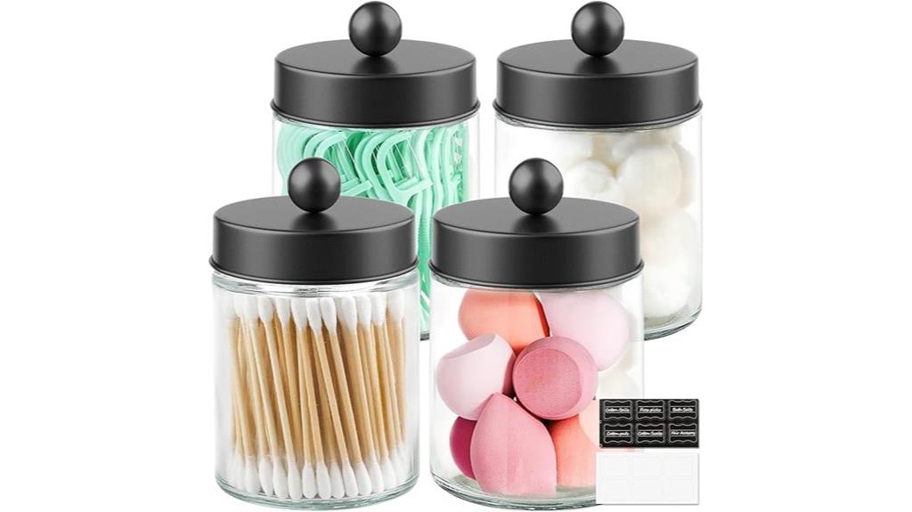 glass jars with lids