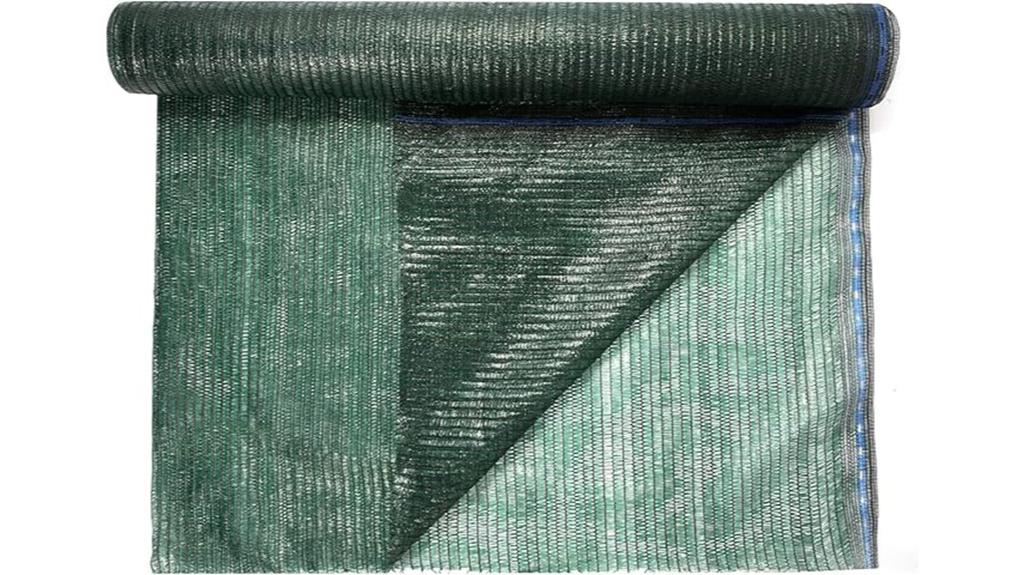 green shade cloth roll