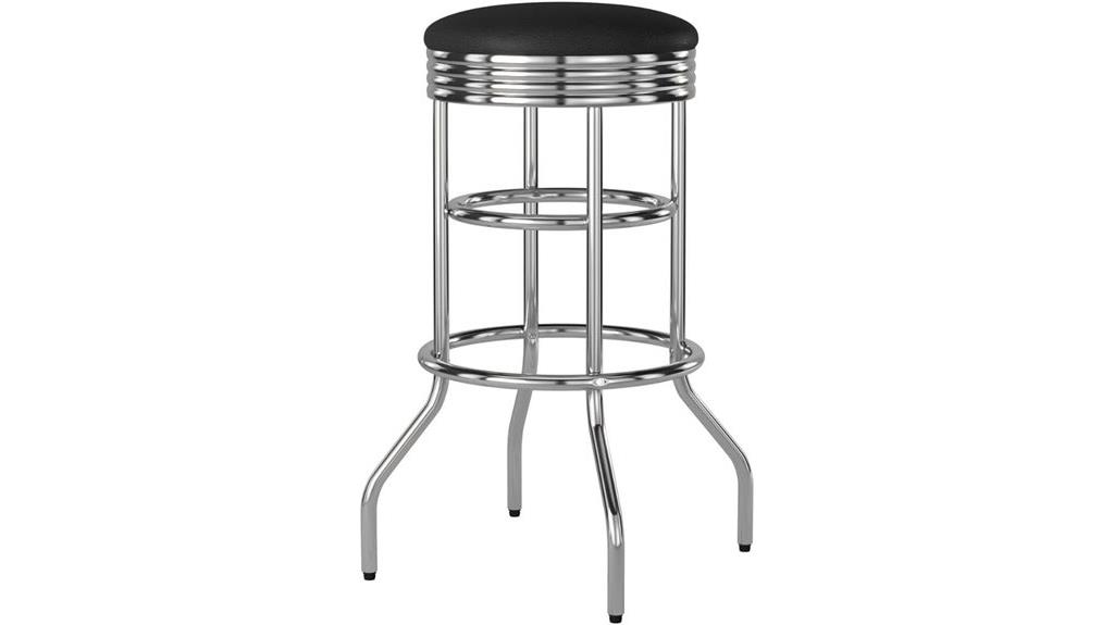 heavy duty 30 inch backless bar stool