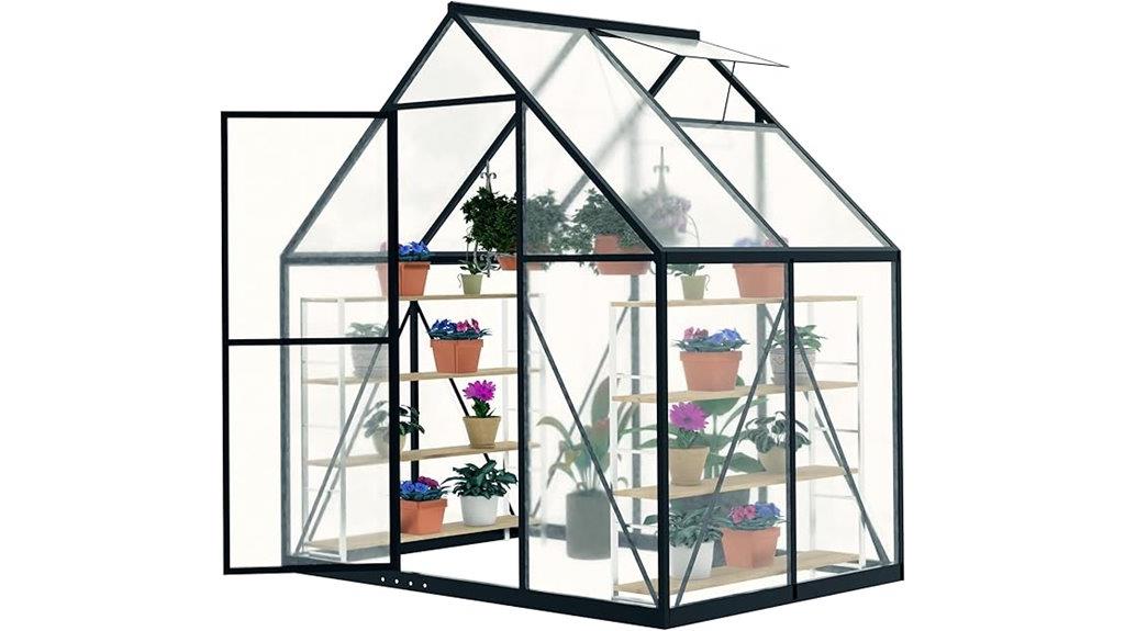 heavy duty polycarbonate greenhouse