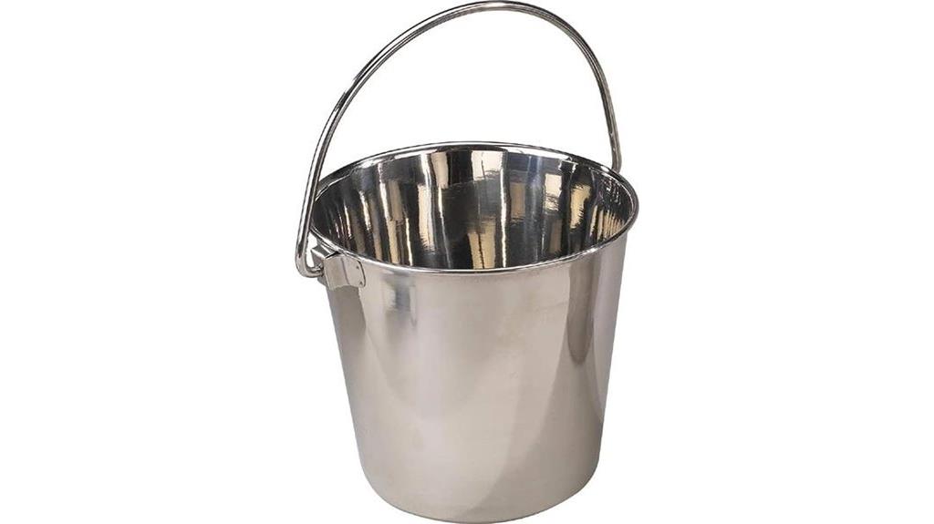 heavy duty stainless steel pails