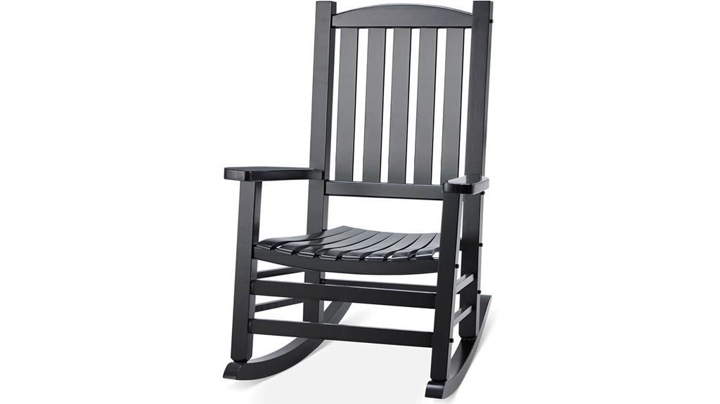 heavy duty wooden rocking chair