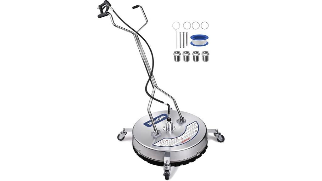 high pressure surface cleaning