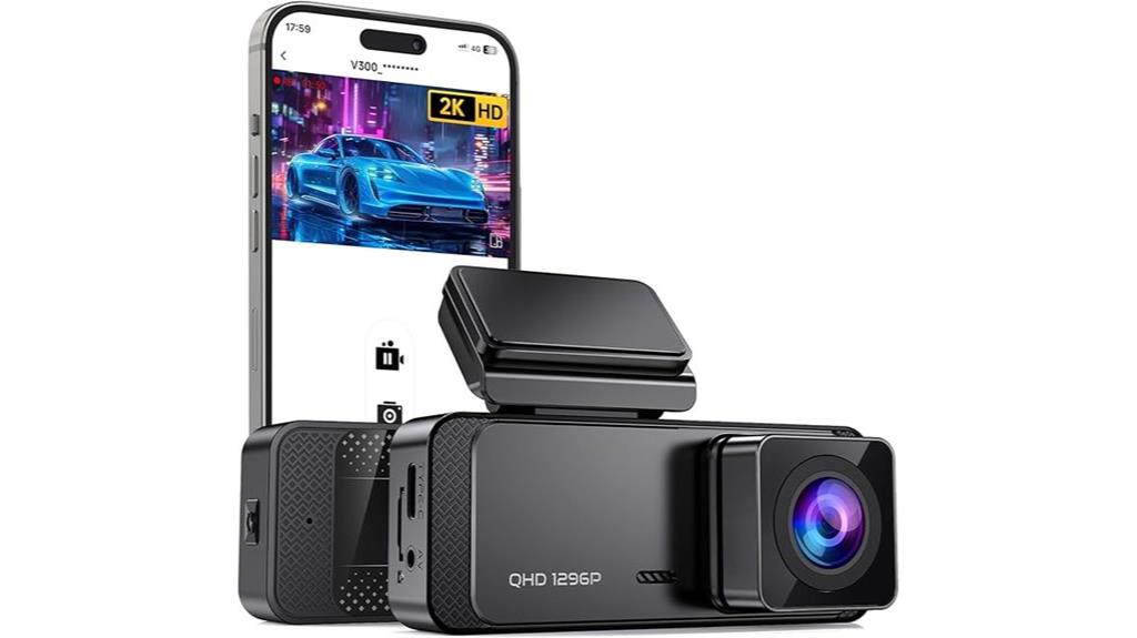 high resolution wifi dashcam