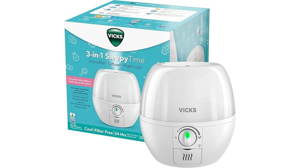 humidifier with night light