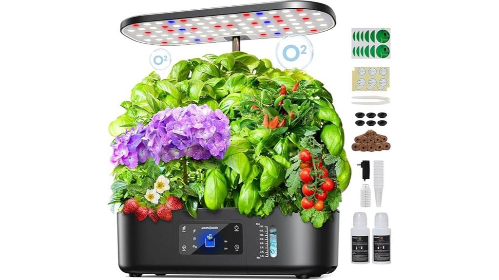 hydroponic kit with led