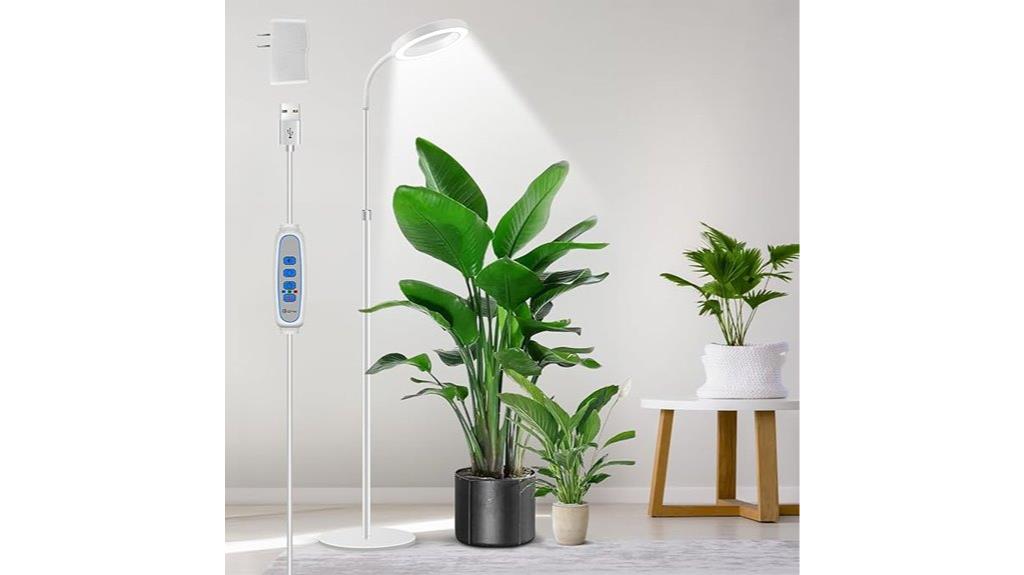 indoor plant floor lighting