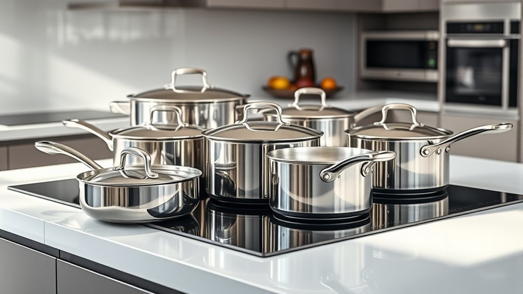 induction compatible durable cookware