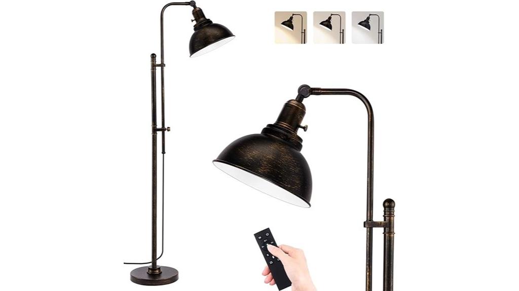 industrial aged black lamp