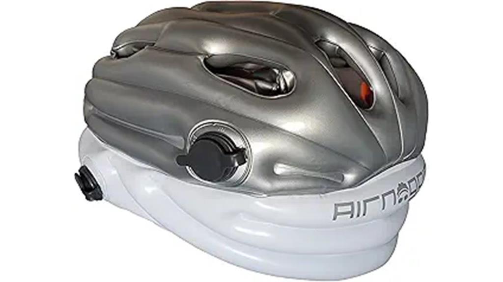 inflatable foldable portable helmet