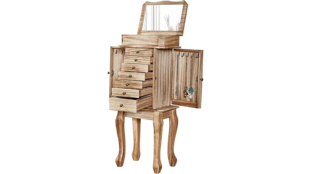 jewelry cabinet with mirror