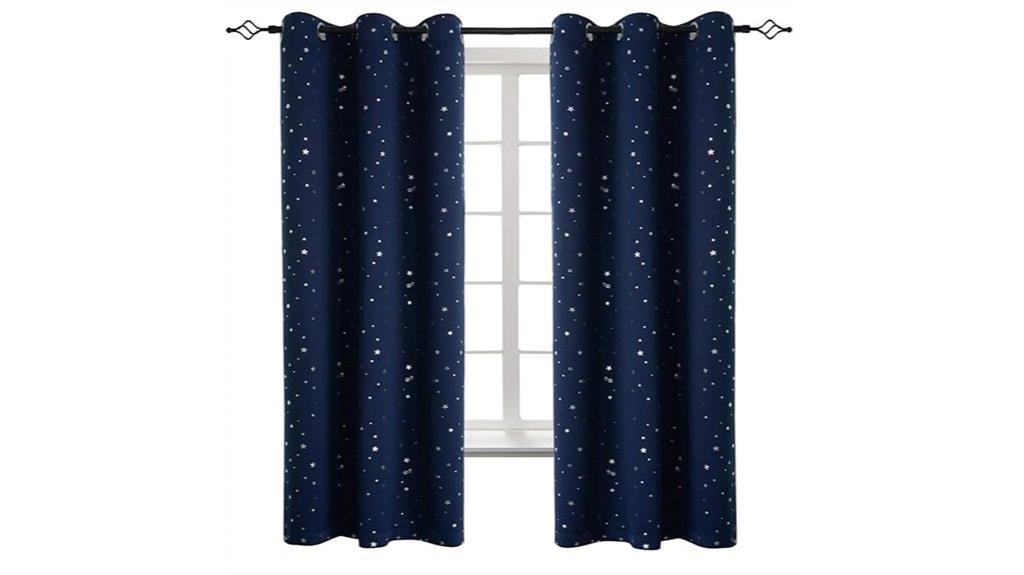 kids blackout curtain set