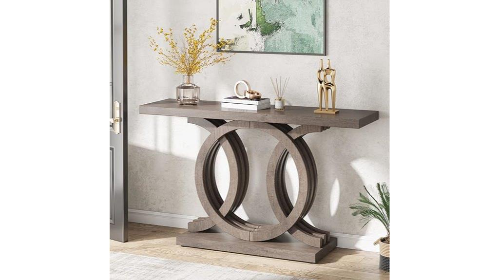 large 55 inch console table