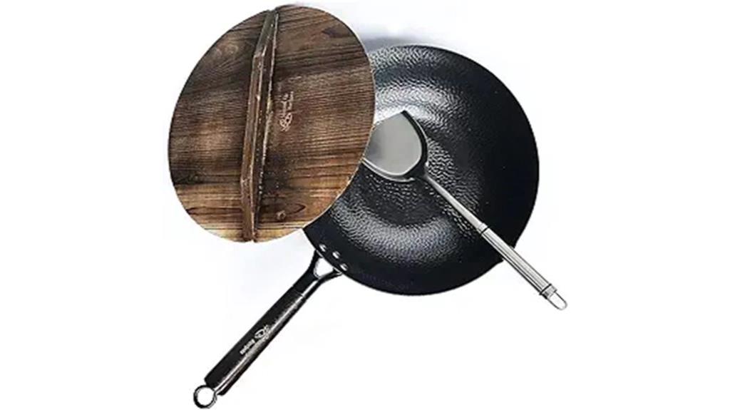 large carbon steel wok