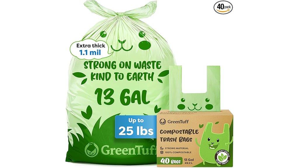 large compostable trash bags