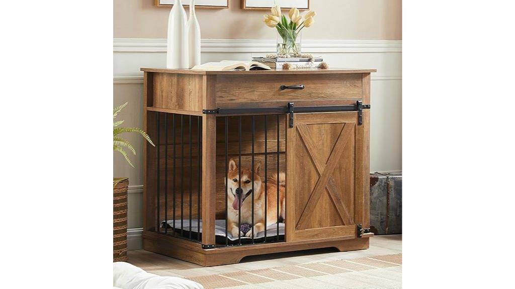 large dog crate furniture