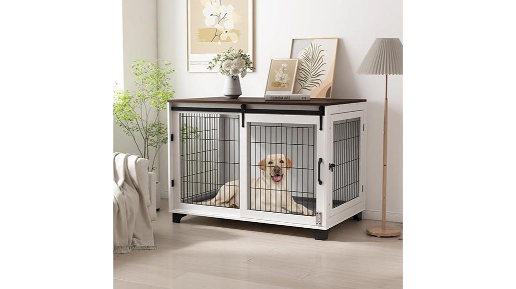 large dog crate furniture
