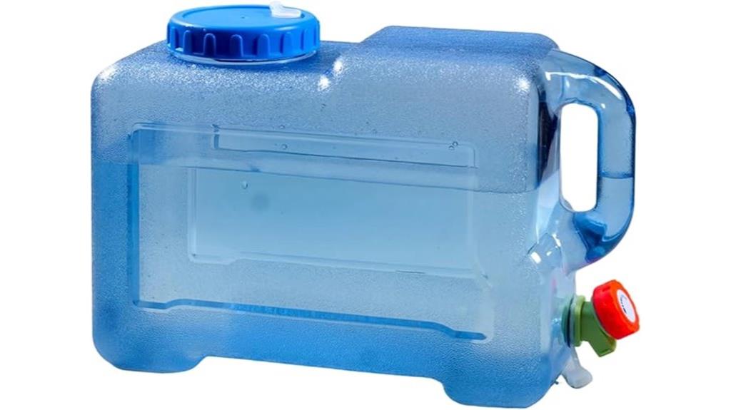 large gallon water container