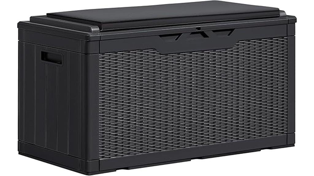 large outdoor resin storage box