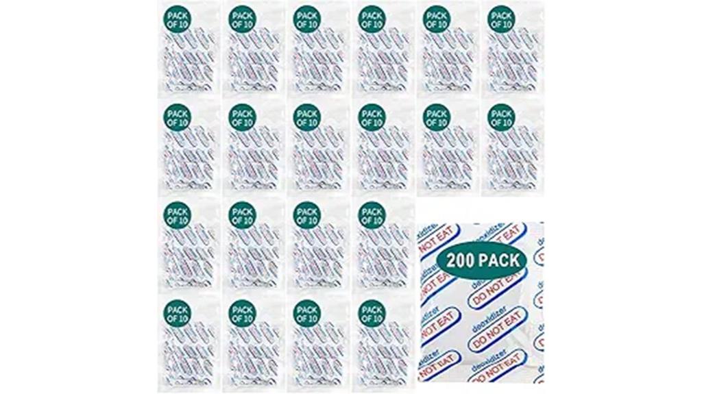 large pack of oxygen absorbers