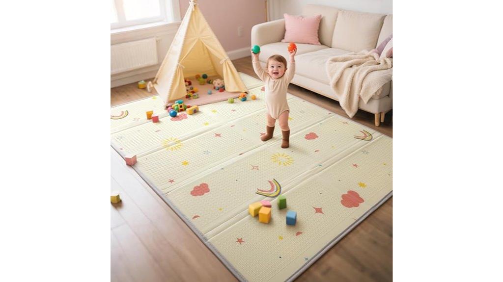 large portable baby play mat