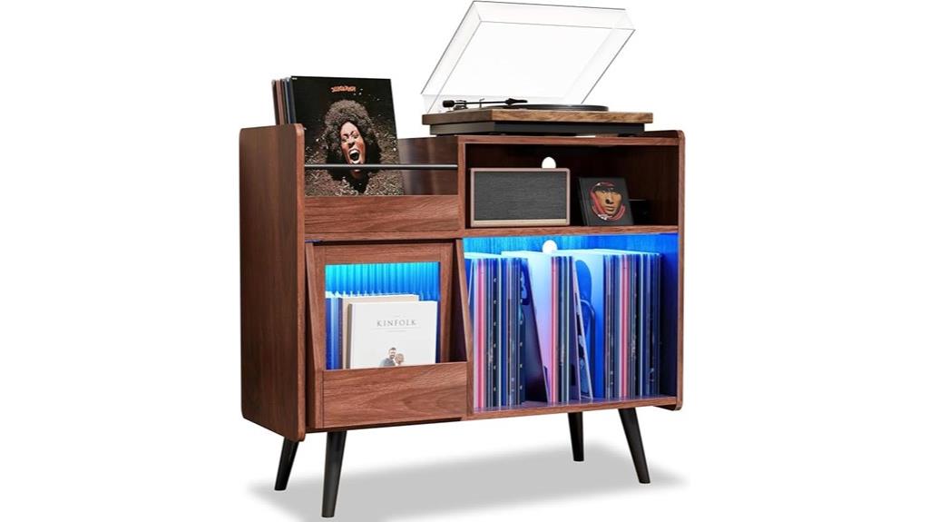 large record player stand