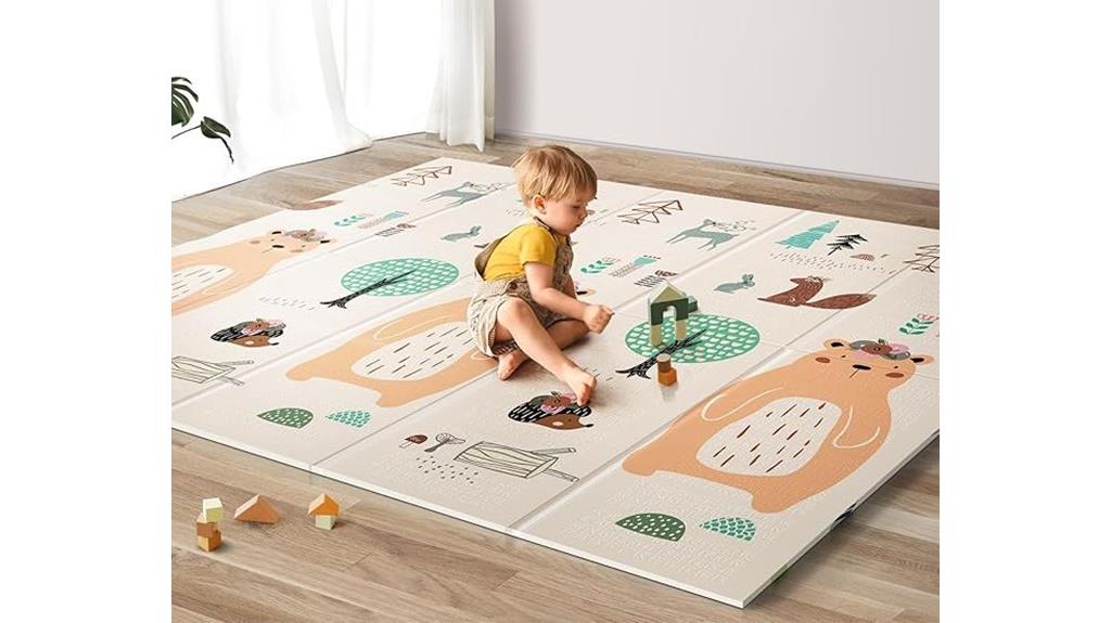 large reversible waterproof play mat