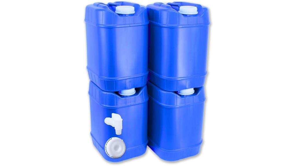 large stackable water containers